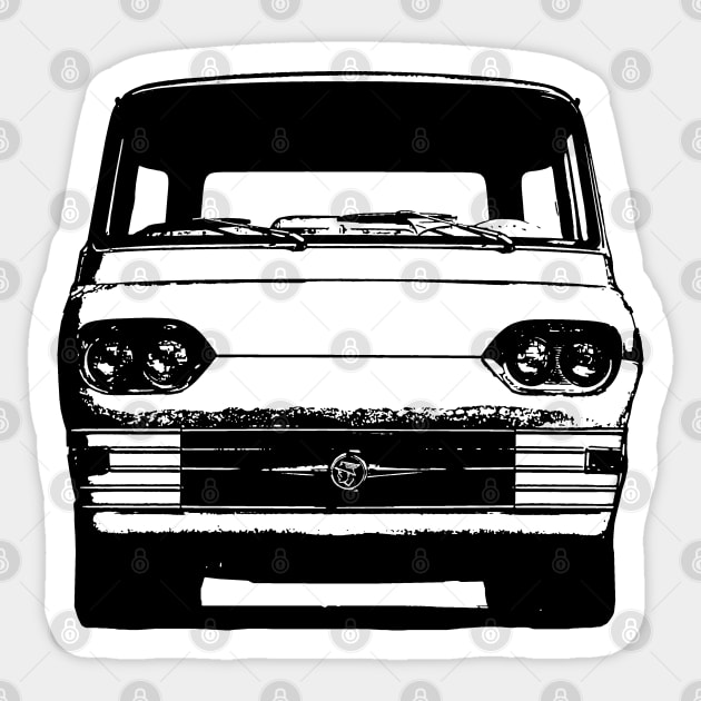 Mercury Econoline - stylized Sticker by mal_photography